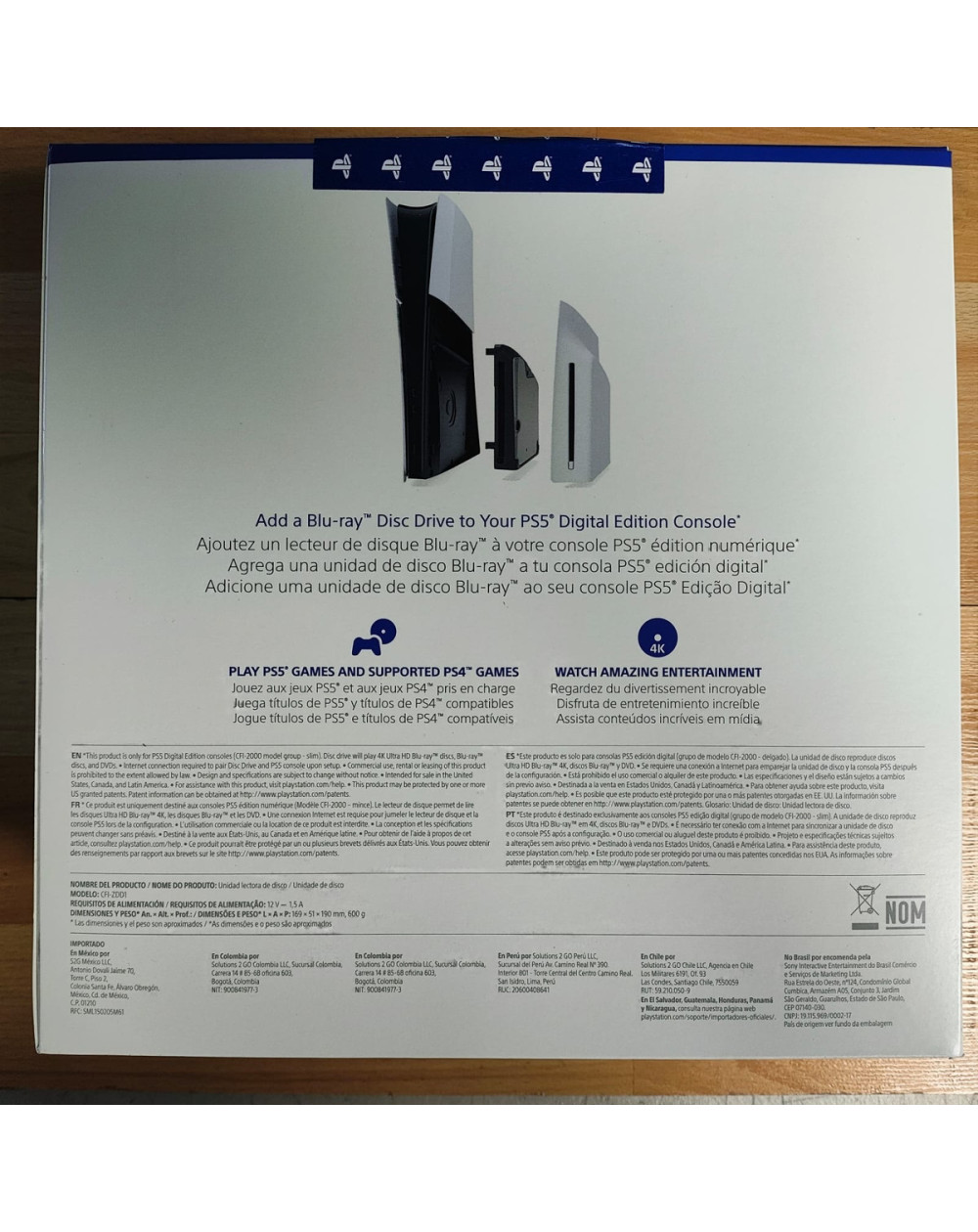 Unidad de disco para consolas PS5 Digital Edition (Slim)