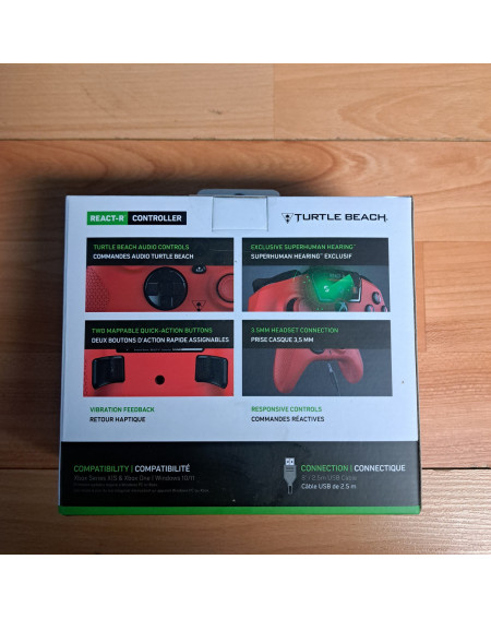 Control Turtle beach REACT-R rojo Xbox