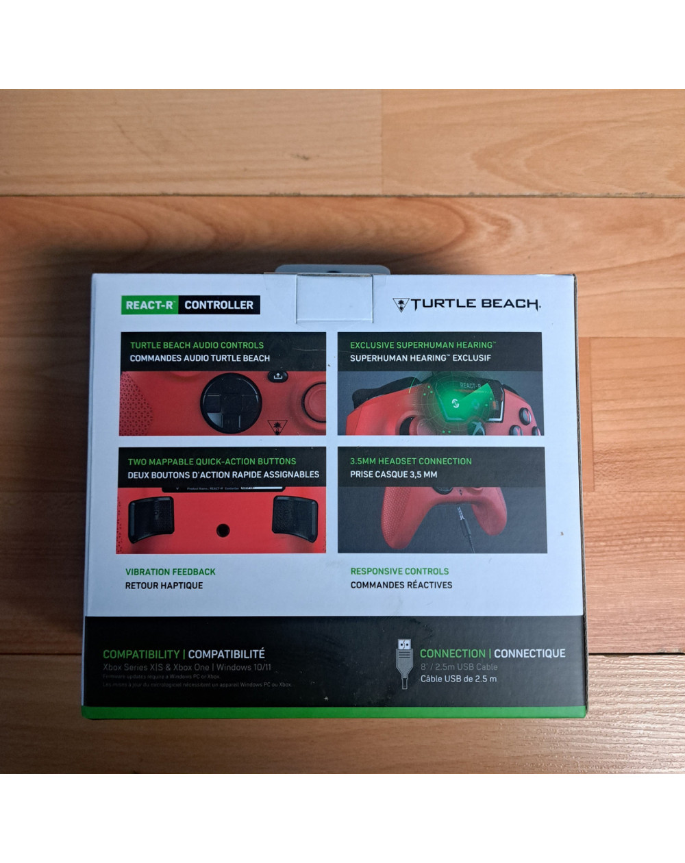 Control Turtle beach REACT-R rojo Xbox