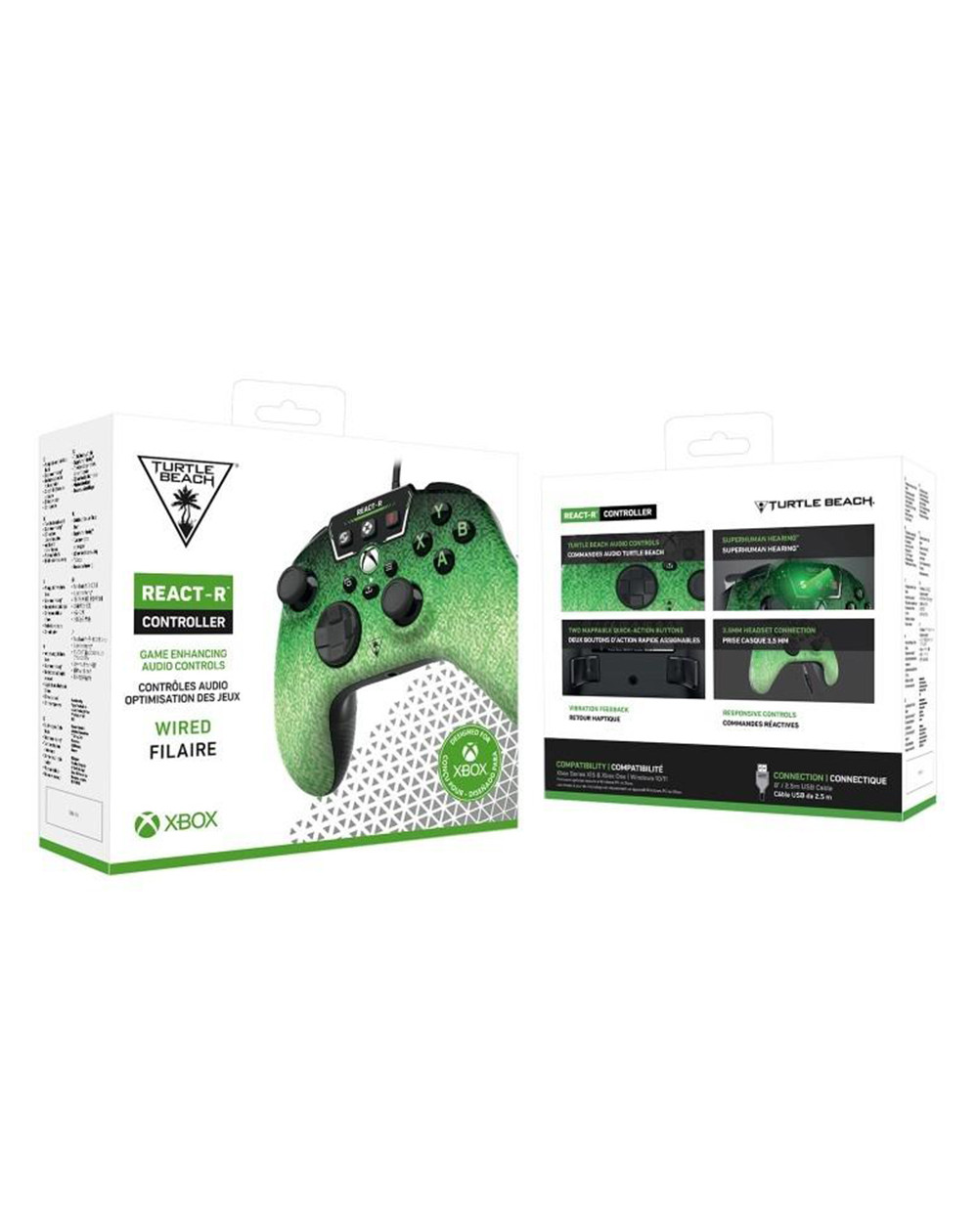 Control Turtle Beach REACT-R Verde Xbox