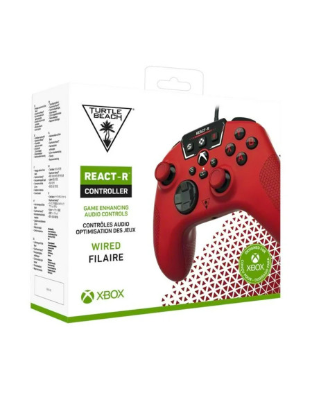 Control Turtle beach REACT-R rojo Xbox