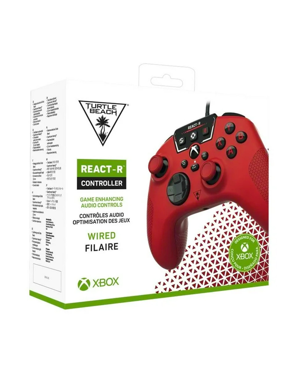 Control Turtle beach REACT-R rojo Xbox