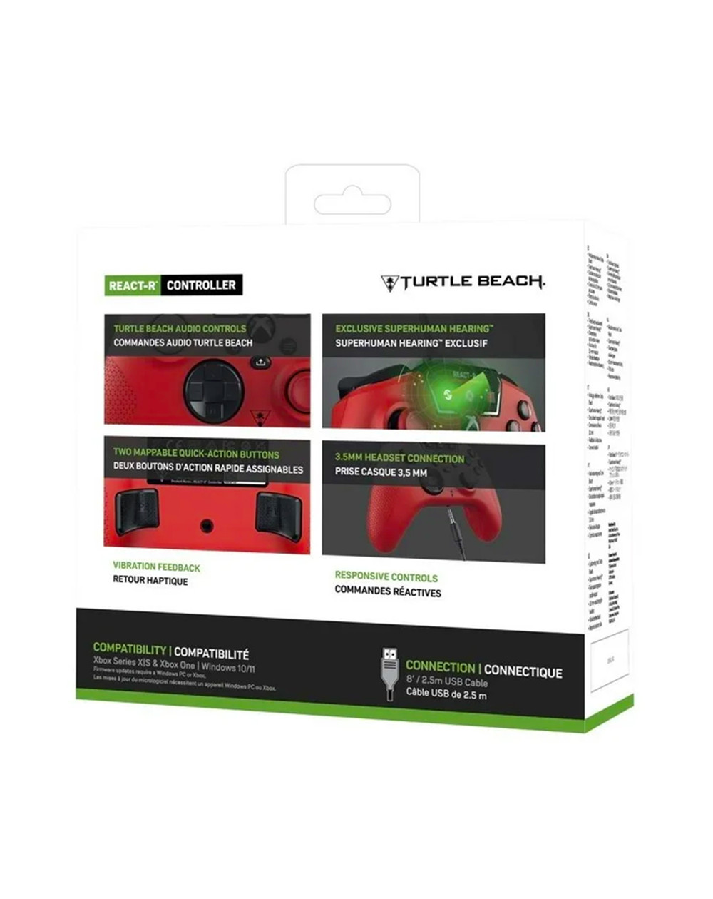Control Turtle beach REACT-R rojo Xbox