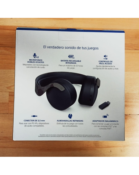 Diadema Pulse Headset Grey Camuflaje PS5