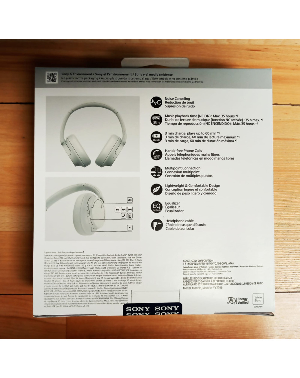 Sony Audifonos Inalambricos WH-CH720N Blanco WZUC