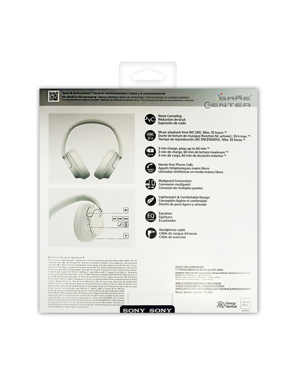 Sony Audifonos Inalambricos WH-CH720N Blanco WZUC