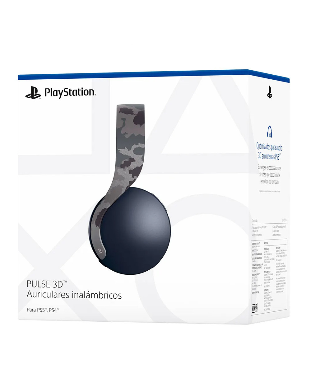 Diadema Pulse Headset Grey Camuflaje PS5