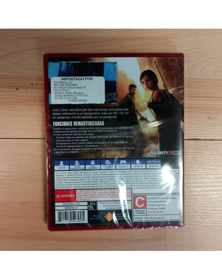 The Last Of Us Remasterizado Playstation 4