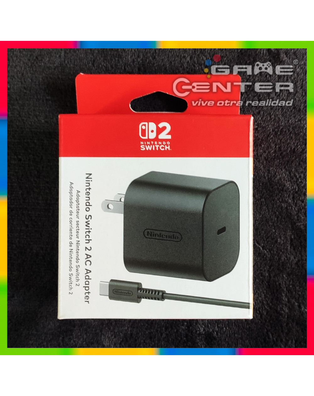 Adaptador AC Cargador Nintendo Switch 2