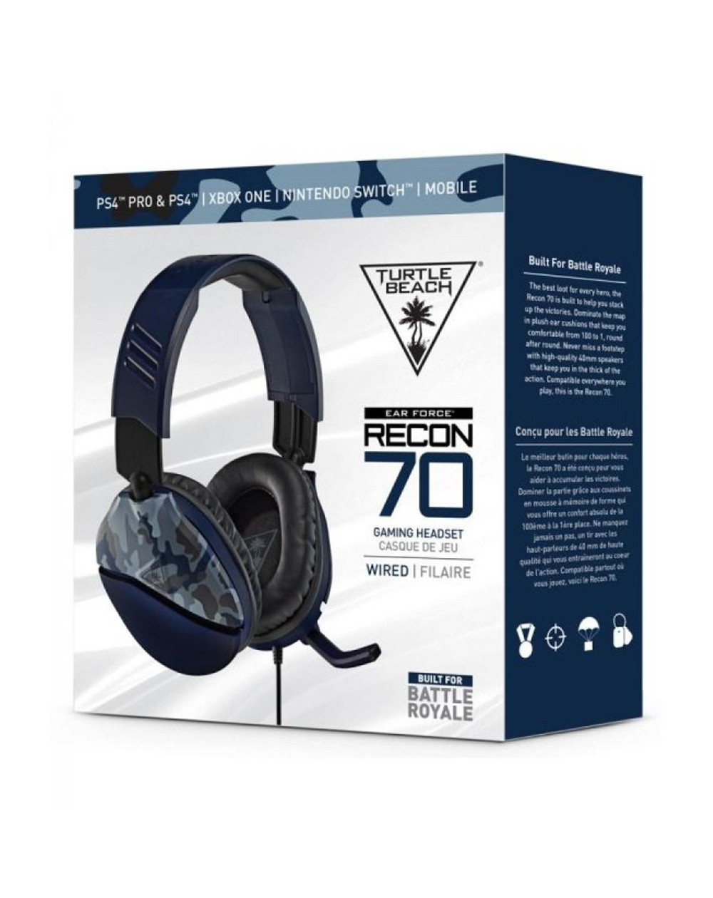 Turtle Beach Recon 70 Blue Camo PS5