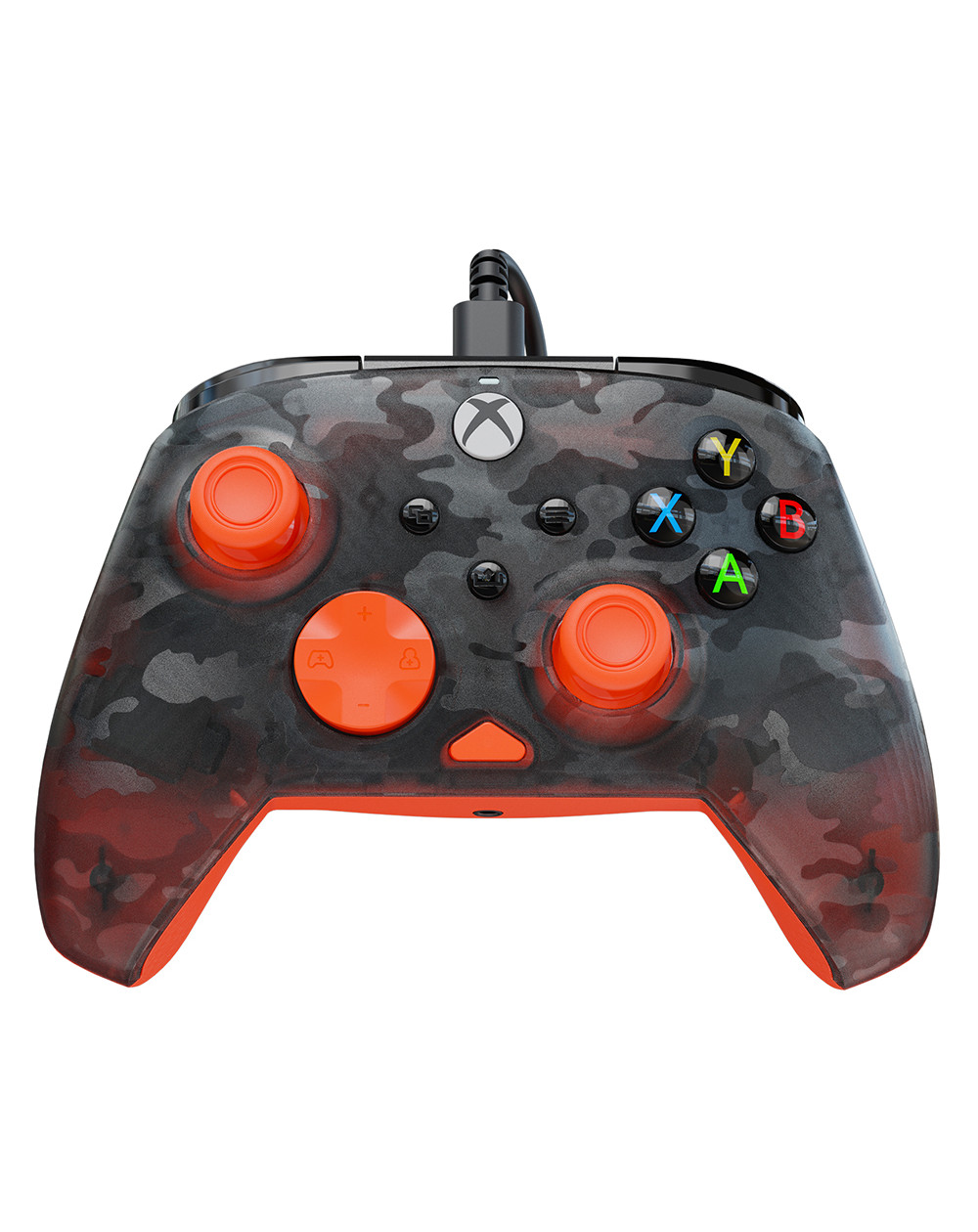 Control Turtle Beach Rematch Core Ghost Black Camo Naranja Xbox Series X
