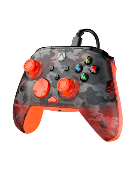 Control Turtle Beach Rematch Core Ghost Black Camo Naranja Xbox Series X