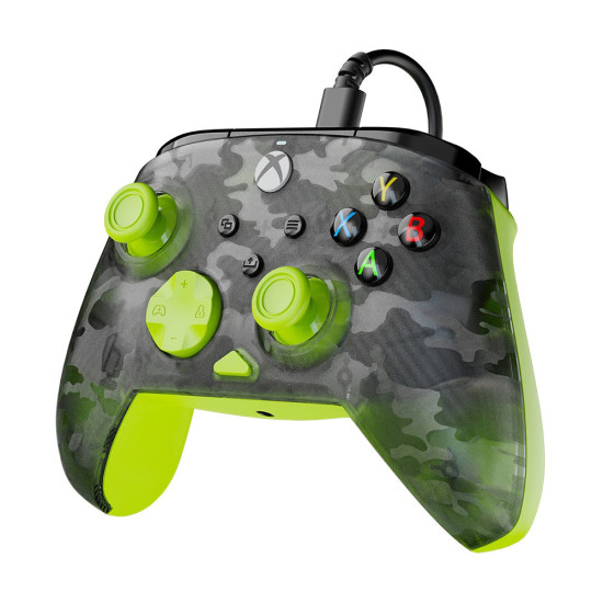 Control Turtle Beach Rematch Core Ghost Black Camo Amarillo Xbox Series X