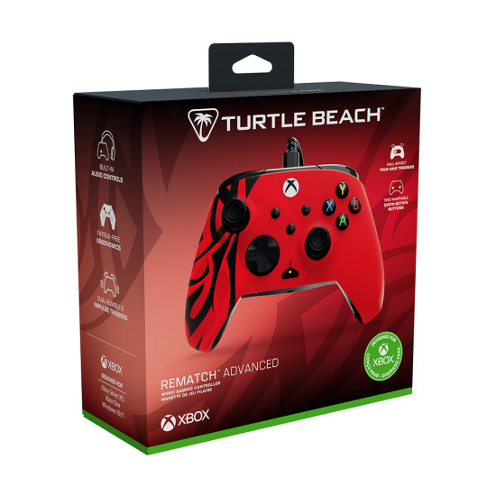 PDP Control Alambrico Rematch Spirit Red Rojo Xbox Series X