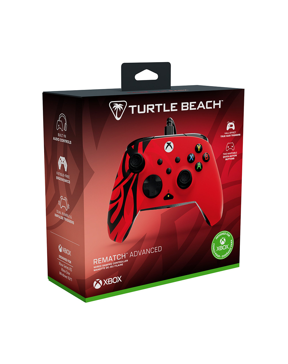 PDP Control Alambrico Rematch Spirit Red Rojo Xbox Series X