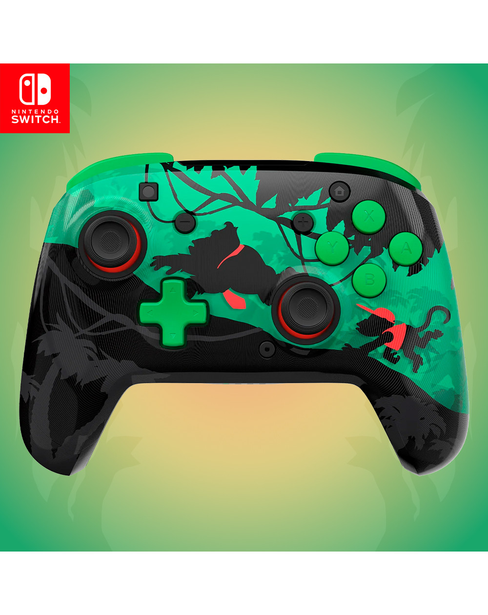 Turtle Beach Control Inalámbrico Rematch Donkey Kong Verde Nintendo Switch 2