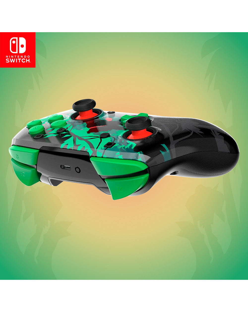Turtle Beach Control Inalámbrico Rematch Donkey Kong Verde Nintendo Switch 2