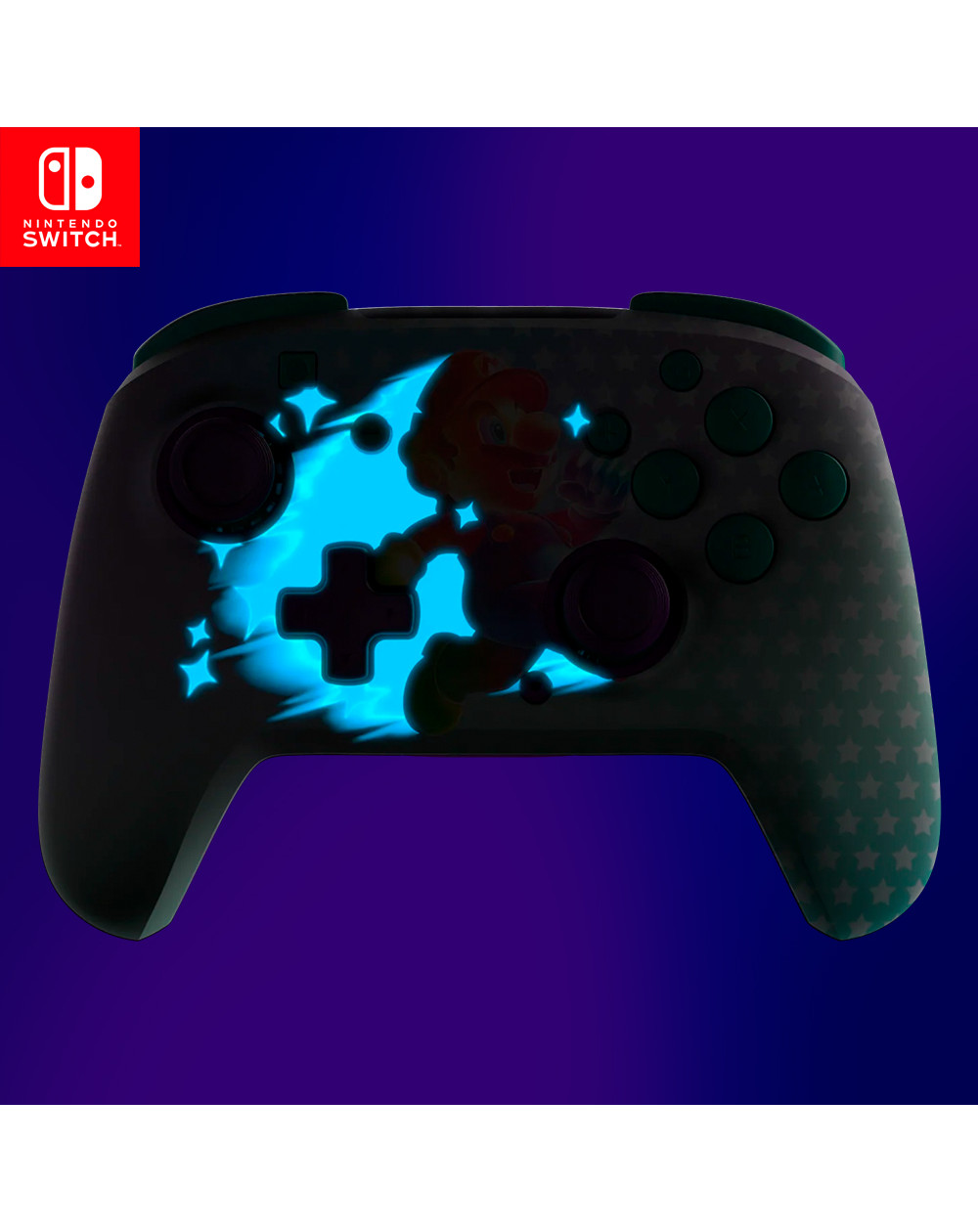 Turtle Beach Control Inalámbrico Rematch Mario Invencible Purpura Nintendo Switch 2