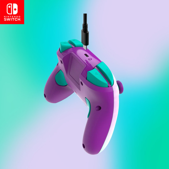 Turtle Beach Control Inalámbrico Rematch Mario Invencible Purpura Nintendo Switch 2
