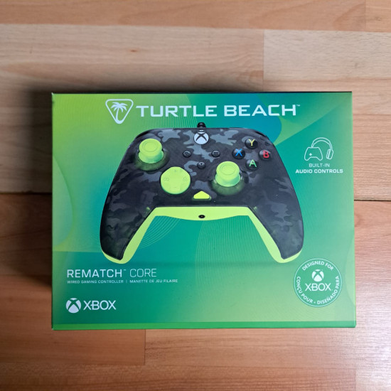 Control Turtle Beach Rematch Core Ghost Black Camo Amarillo Xbox Series X