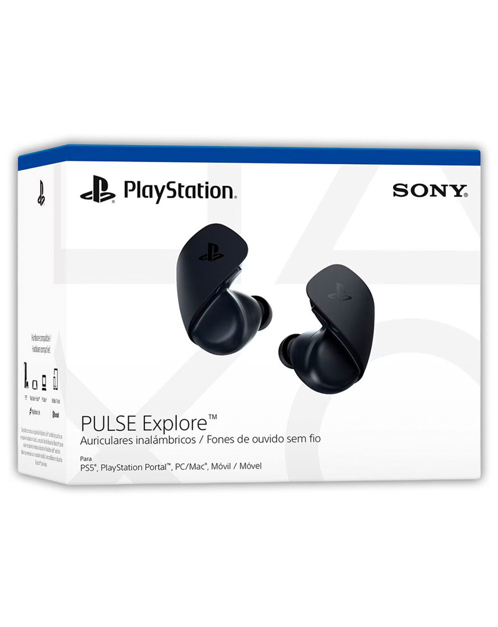 Audifonos inalambricos PULSE Explore PS5 Midnight Black