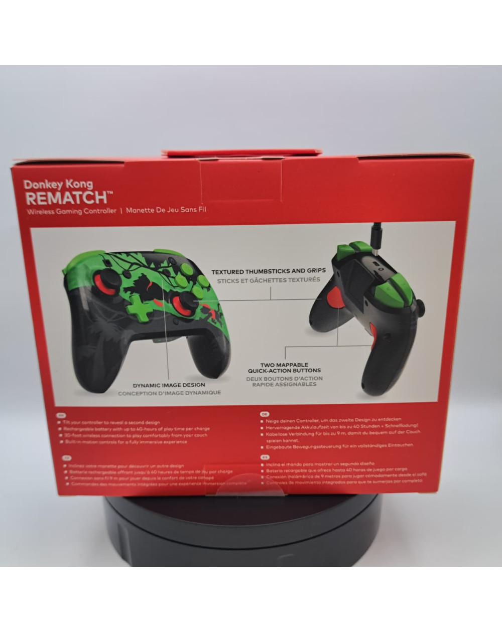 Turtle Beach Control Inalámbrico Rematch Donkey Kong Verde Nintendo Switch 2