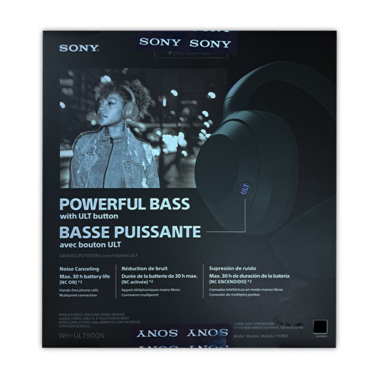 Sony Audifonos Inalambricos WH ULT900N BZUC Negro
