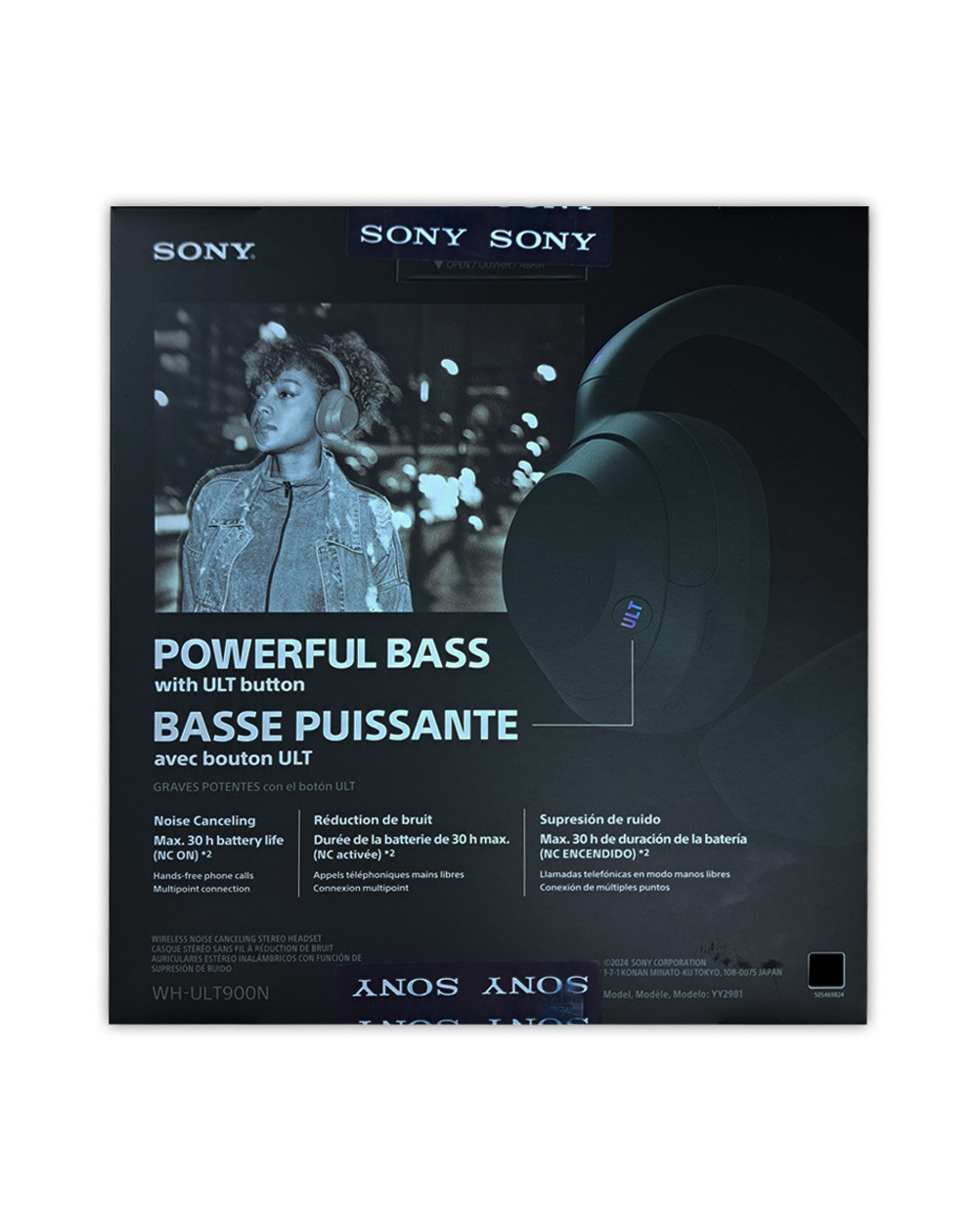 Sony Audifonos Inalambricos WH ULT900N BZUC Negro