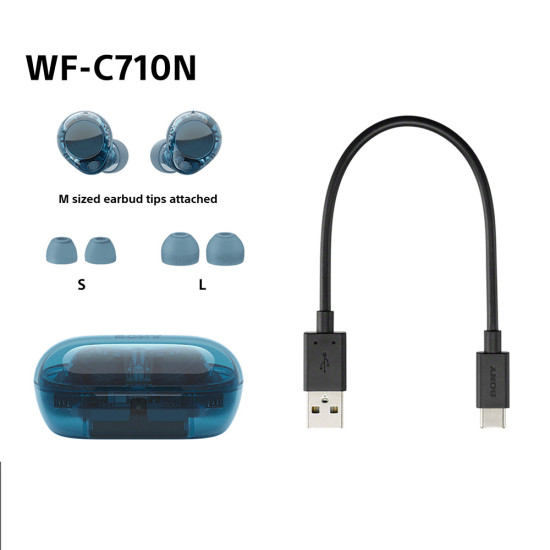Sony Audifonos Inalambricos WF C710N LZ UC Azul