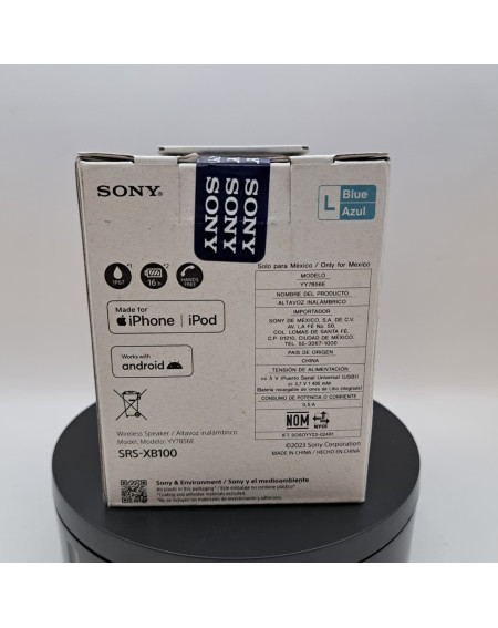 Sony SRS-XB100/LCLA  Bocina Inalambrica Azul