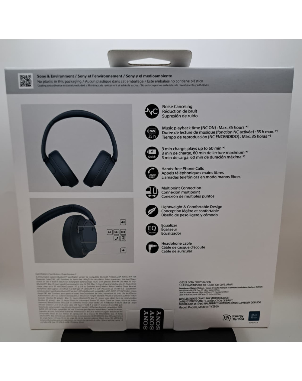 Sony Audifonos inalambricos WH-CH720N Azul LZUC