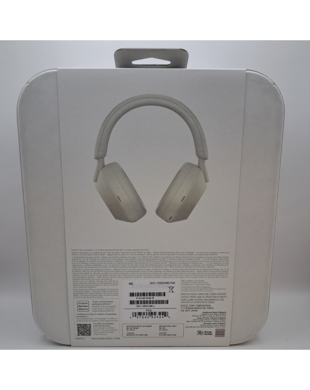 Sony Audifonos Inalambricos Diadema WH1000XM5/ SMUC Plata