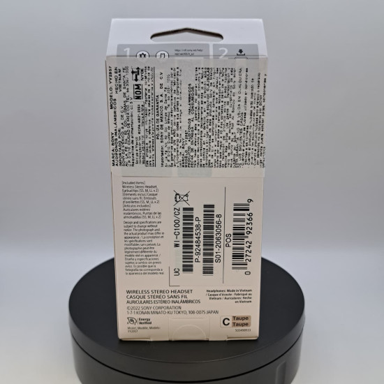 Sony Audifonos Inalambricos Beige WI-C100/CZ  UC