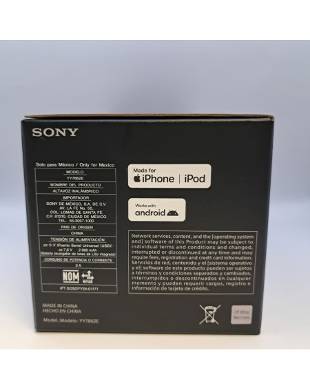 Sony Bocina Inalambrica portatil SRS ULT10 WCLA Blanco