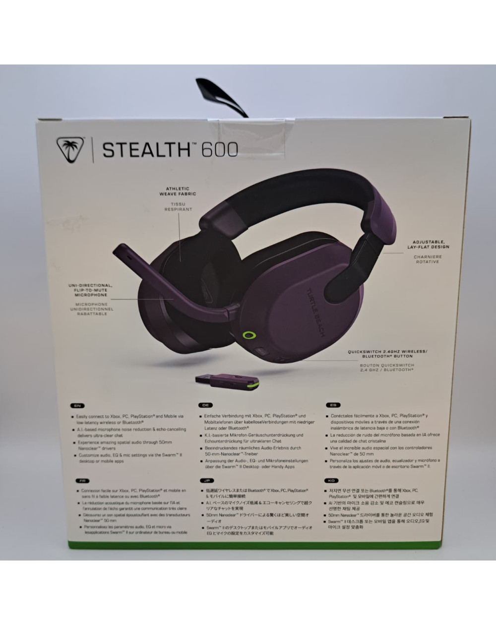 Turtle Beach Earforce Stealth 600 Gen 3 Xbox purple