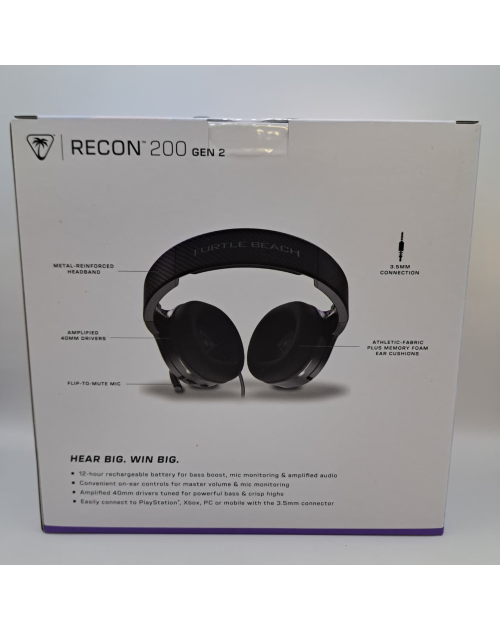 Turtle Beach Recon 200 Gen 2 Black Ps5