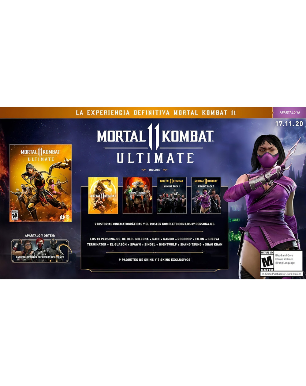 Mortal Kombat 11 Ultimate Ultimate Edition (físico)