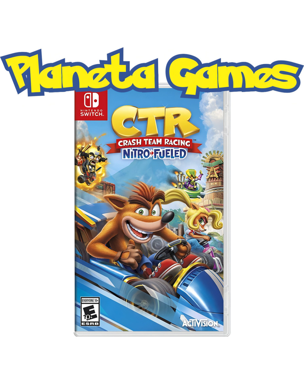 Crash Team Racing: Nitro-fueled Nintendo Switch Físico Standard Edition