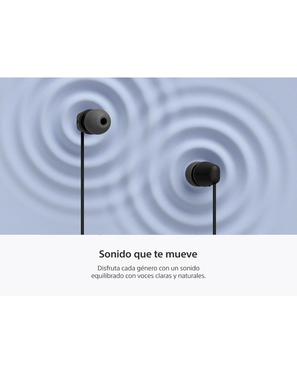 Sony Audífonos intrauditivos USB-C con cable IER-EX15C negro