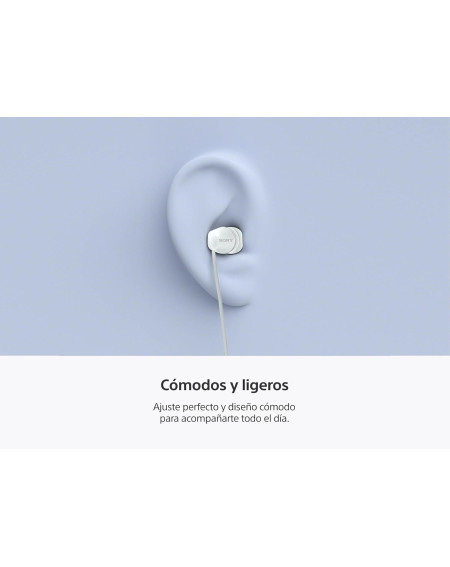 Sony Audífonos intrauditivos USB-C con cable IER-EX15C blanco