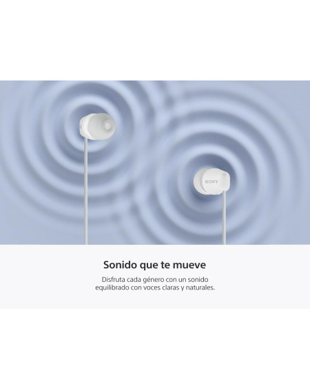 Sony Audífonos intrauditivos USB-C con cable IER-EX15C blanco