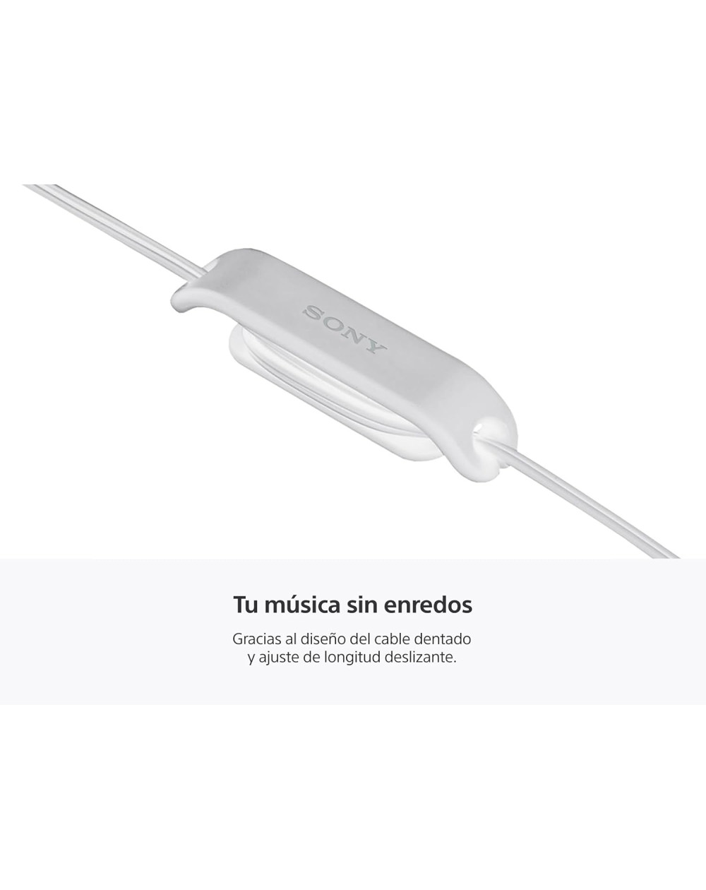 Sony Audífonos intrauditivos USB-C con cable IER-EX15C blanco