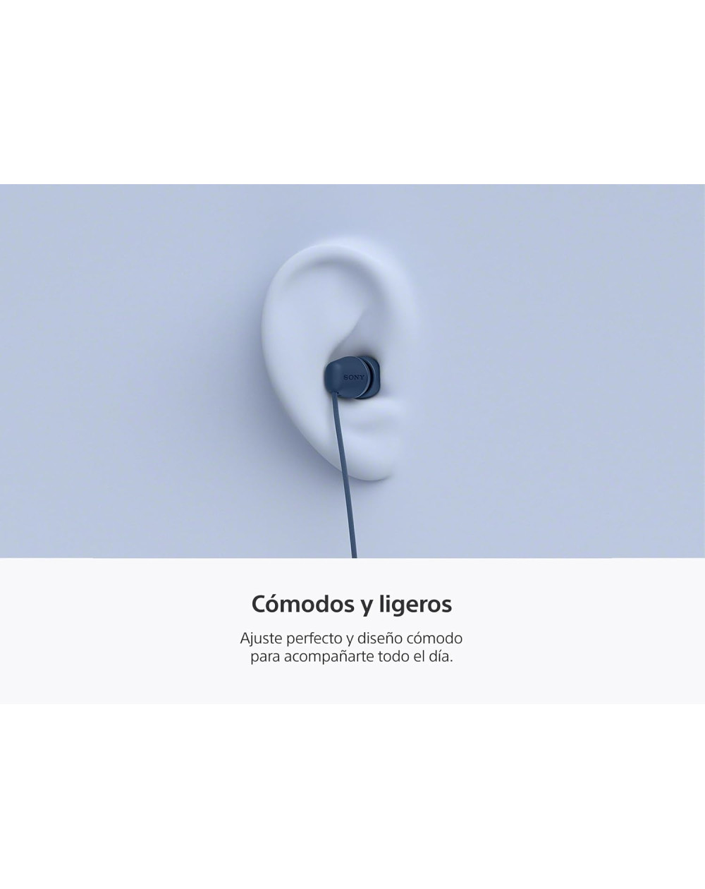 Sony Audífonos intrauditivos USB-C con cable IER-EX15C azul
