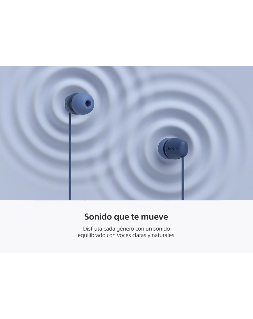 Sony Audífonos intrauditivos USB-C con cable IER-EX15C azul
