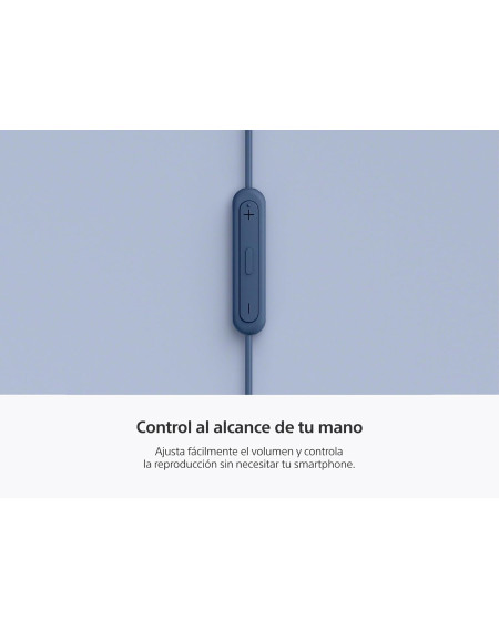 Sony Audífonos intrauditivos USB-C con cable IER-EX15C azul