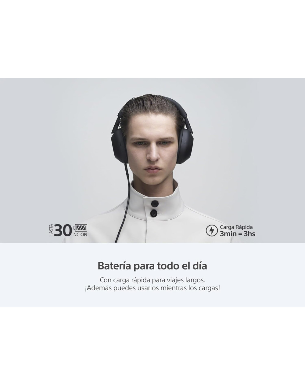Audífonos inalámbricos con noise cancelling WH-1000XM6 Negro