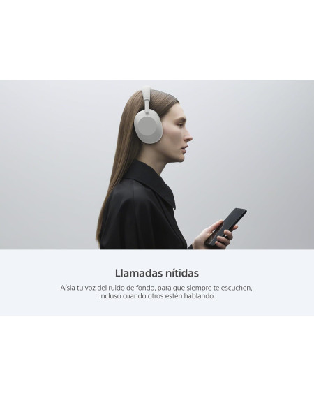 Audífonos inalámbricos con noise cancelling WH-1000XM6 plata