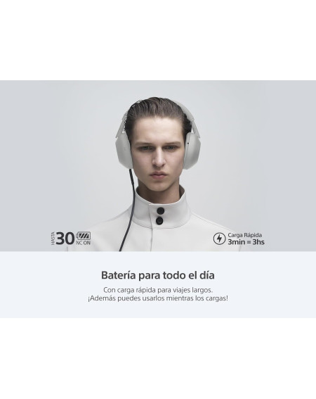 Audífonos inalámbricos con noise cancelling WH-1000XM6 plata