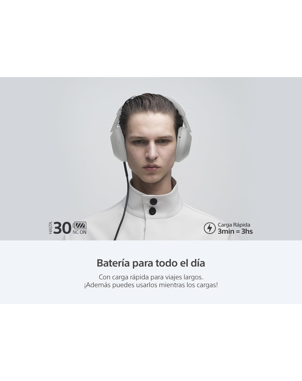 Audífonos inalámbricos con noise cancelling WH-1000XM6 plata
