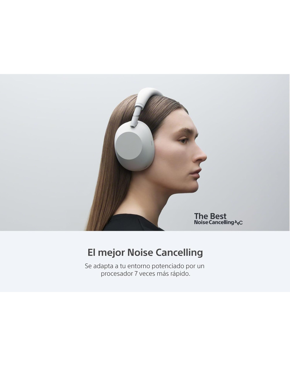 Audífonos inalámbricos con noise cancelling WH-1000XM6 plata